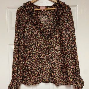 Show me your mumu floral blouse